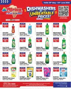 Africa Cash & Carry specials catalogue – valid from 29.05.2026