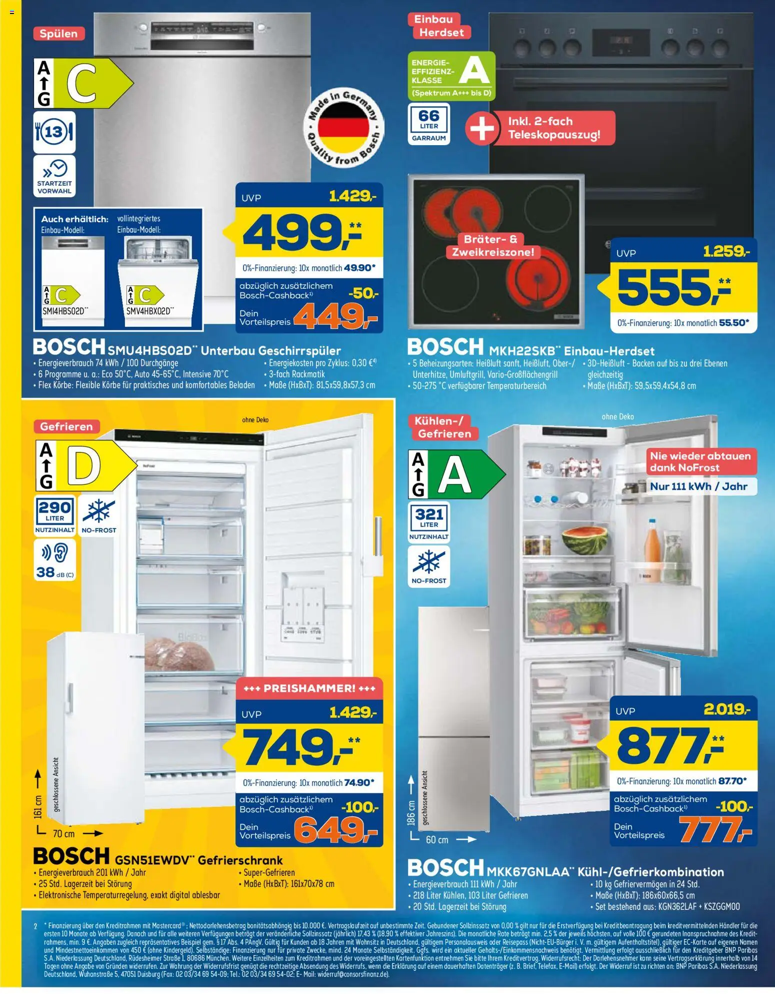 Euronics  Aktueller Prospekt – gültig ab 05.09.2026 | Seite: 2 | Produkte: Bosch, Gefrierschrank, Geschirrspüler