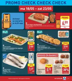Aldi folder week 21 - Voorbeeld van een folder van Aldi, geldig van 18.05.2026 | Pagina: 5 | Producten: Zalm, Gewicht, Asperges, Brood