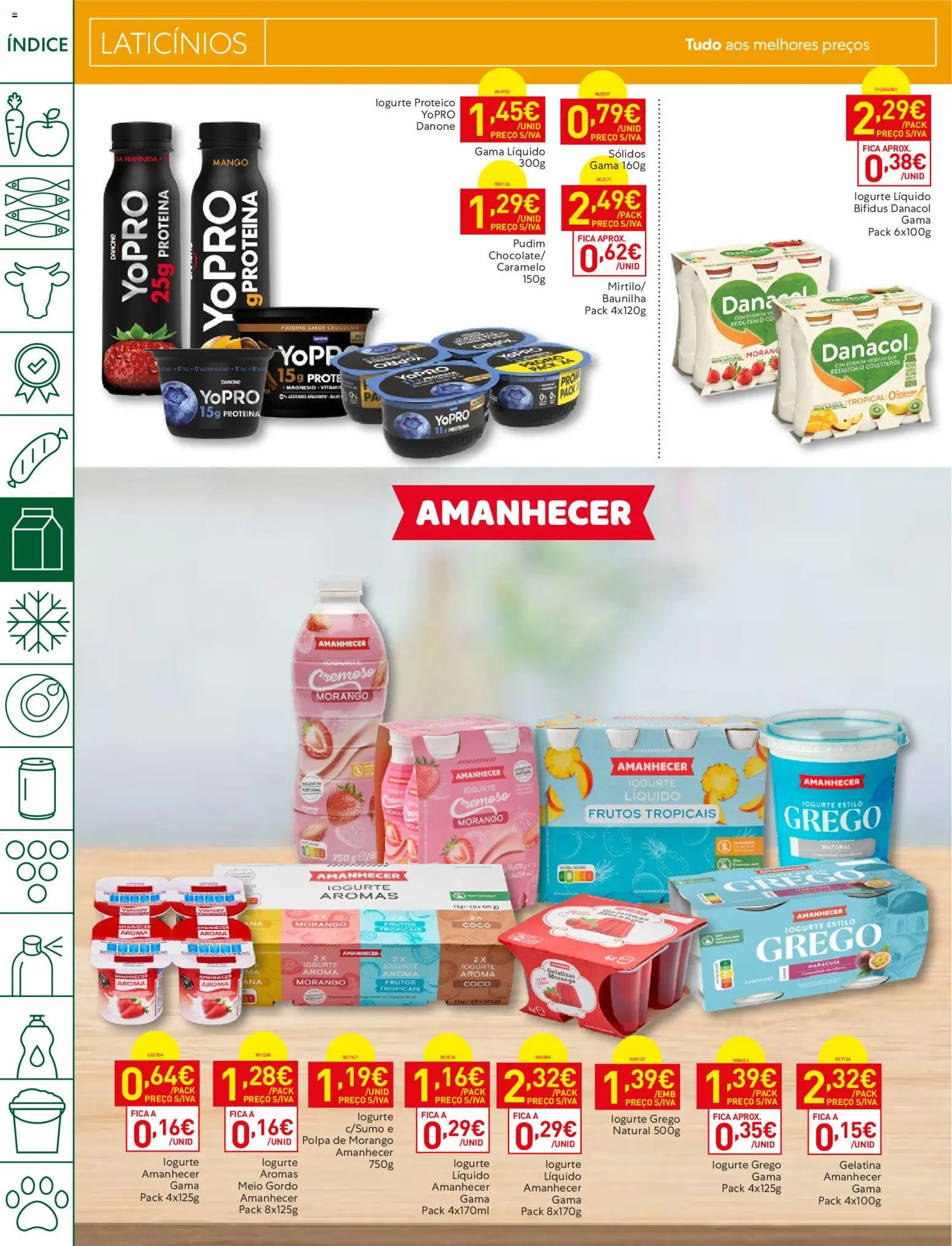 Recheio folheto │ válido de 23/06/2026 | Página: 12 | Produtos: Pudim, Iogurte, Chocolate, Proteina
