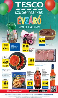 Tesco Szupermarket akciós újság - amely érvényes a következő dátumtól: 18.06.2026