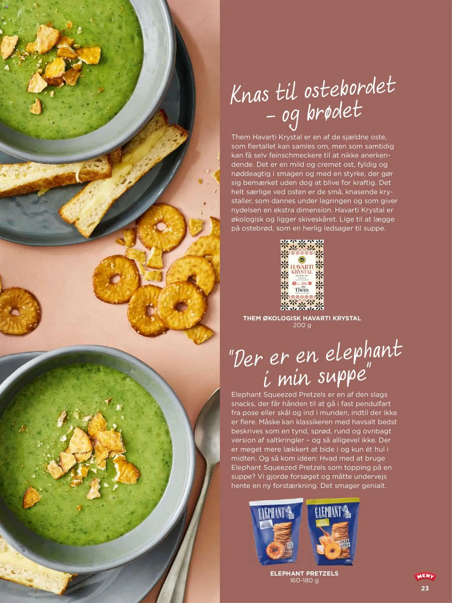 Meny tilbudsavis – gyldig fra 01/10/2026 | Side: 23 | Produkter: Maske, Suppe, Søm, Måtte