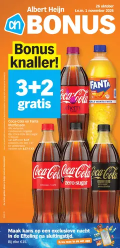 Albert Heijn Folder week / de la semaine 44 - Voorbeeld van een folder van Albert Heijn, geldig van 26/10/2026
