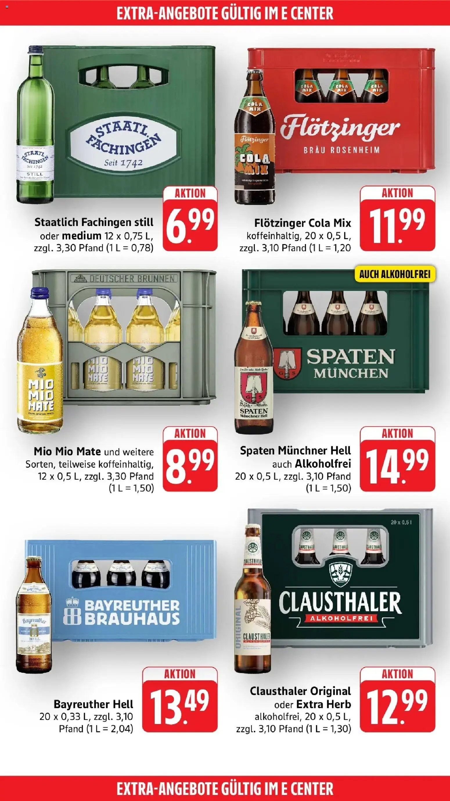 Edeka Prospekt Möglingen (ab 26.10.2026) » Angebote Online | Seite: 54 | Produkte: Bayreuther hell, Cola, Mio mio mate