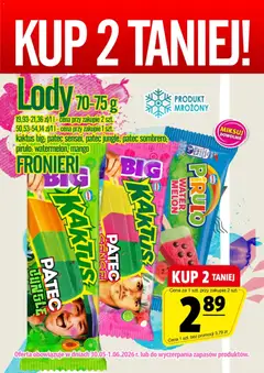 Pogląd oferty "Prim Market promocja - Lody Kaktus/Pirulo" - ważna od 30.05.2026