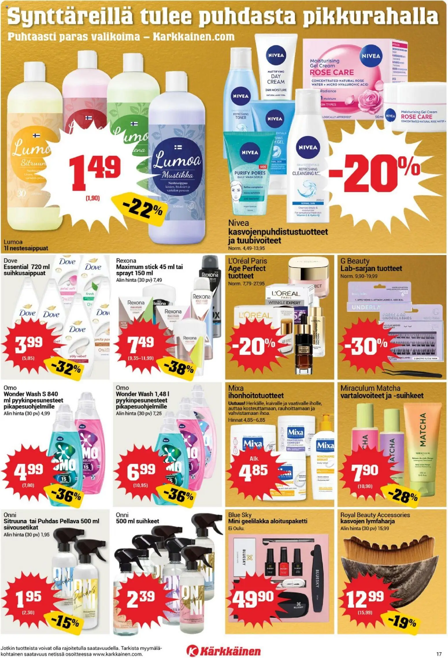 Kärkkäinen tarjoukset – voimassa 13/10/2026 alkaen | Sivu: 17 | Tuotteet: Aloe Vera, Mustikka, Pesto