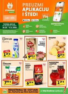 Studenac Katalog - Pregled kataloga iz trgovine Studenac, vrijedi od 28.10.2026