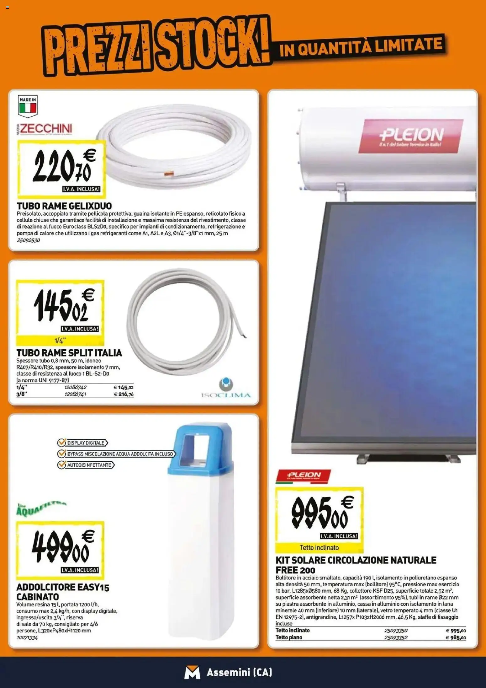 Volantino TECNOMAT del 23.04.2026 | Pagina: 7 | Prodotti: Acqua, Sale, Tubo, Pellicola