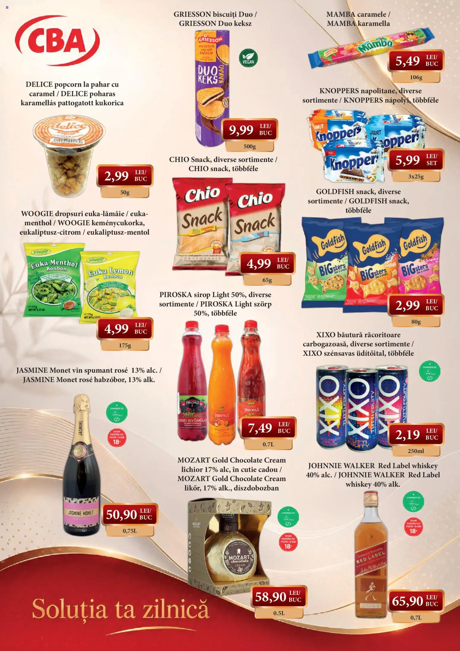 Noul catalog CBA – valabil de la 10.09.2026 | Pagină: 6 | Produse: Vin spumant rose, Cutie, Vin spumant, Whiskey