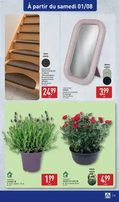 Aldi - Prévisualisation de MIROIR, À poser ou à accrocher., En plastique., Env. 25 x 38 cm. valide à partir de 28/07/2026 | Page: 43