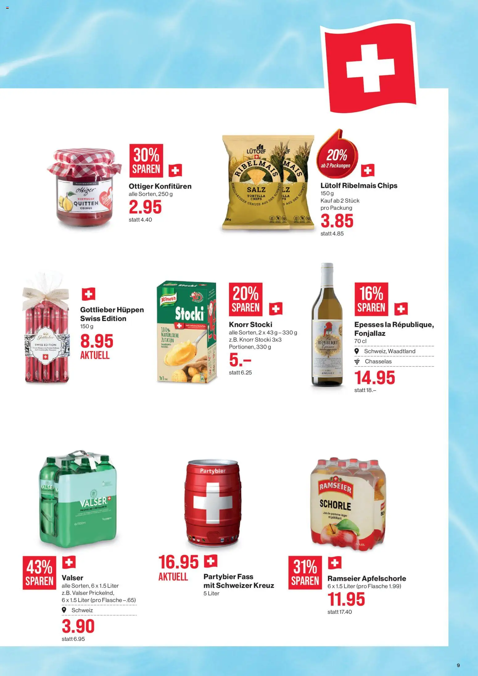 SPAR aktionen – gültig ab 23.07.2026 | Seite: 9 | Produkte: Chips, Salz