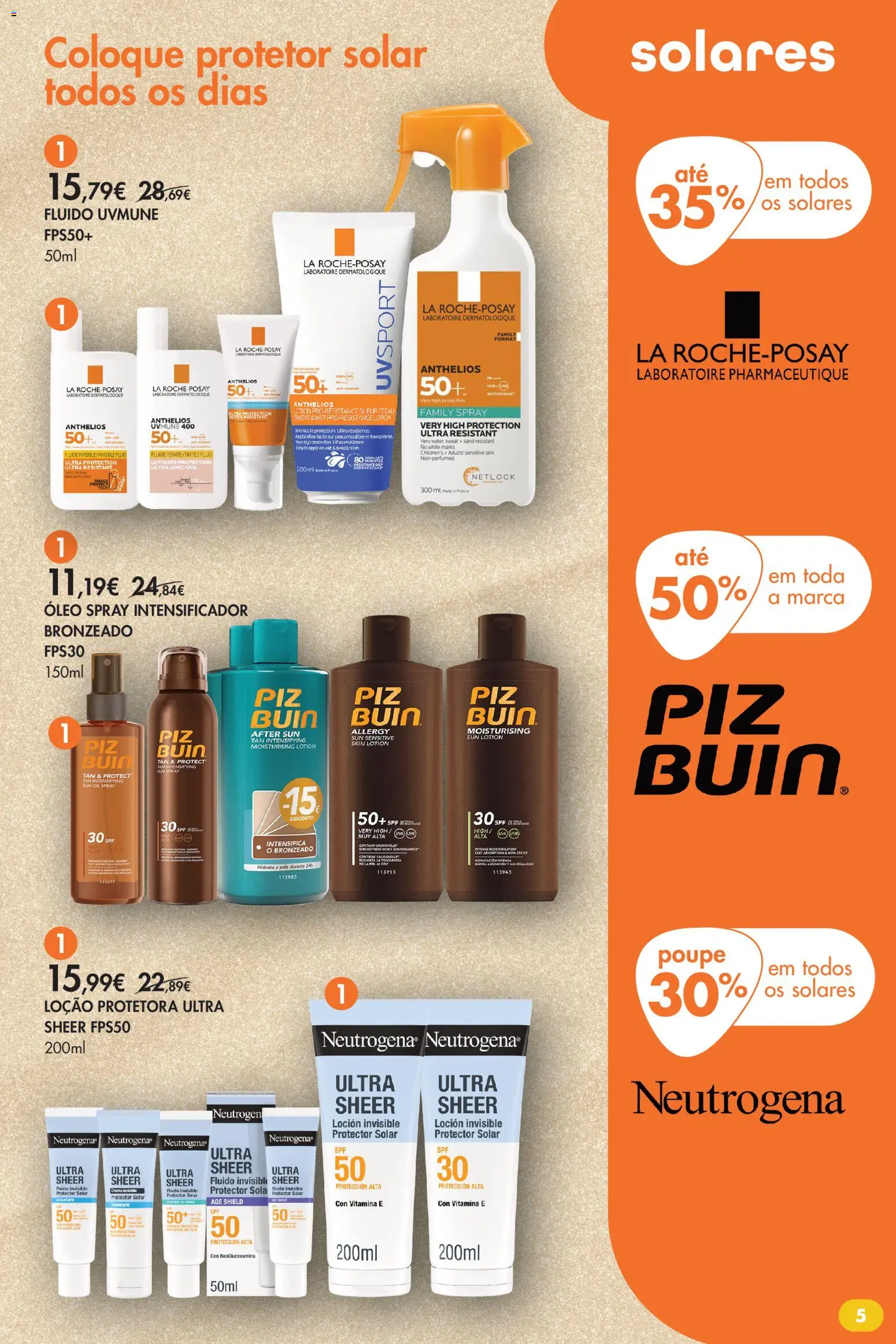Pingo Doce folheto Bem Estar Verão 2 Lojas Madeira │ válido de 14/07/2026 | Página: 5 | Produtos: Protetor solar, Óleo