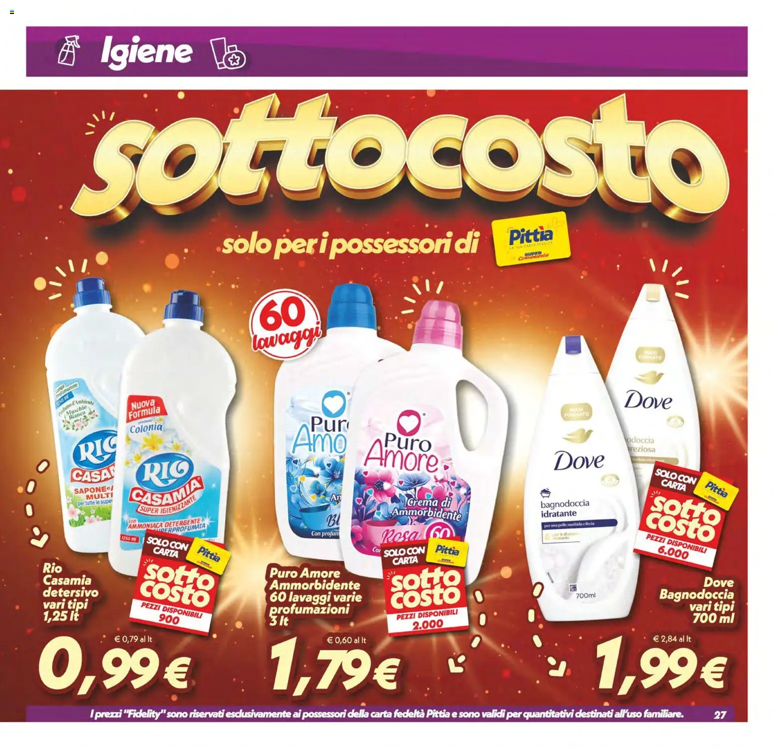 Volantino SuperConveniente del 13/10/2026 | Pagina: 27 | Prodotti: Crema, Detergente, Profumi, Profumo
