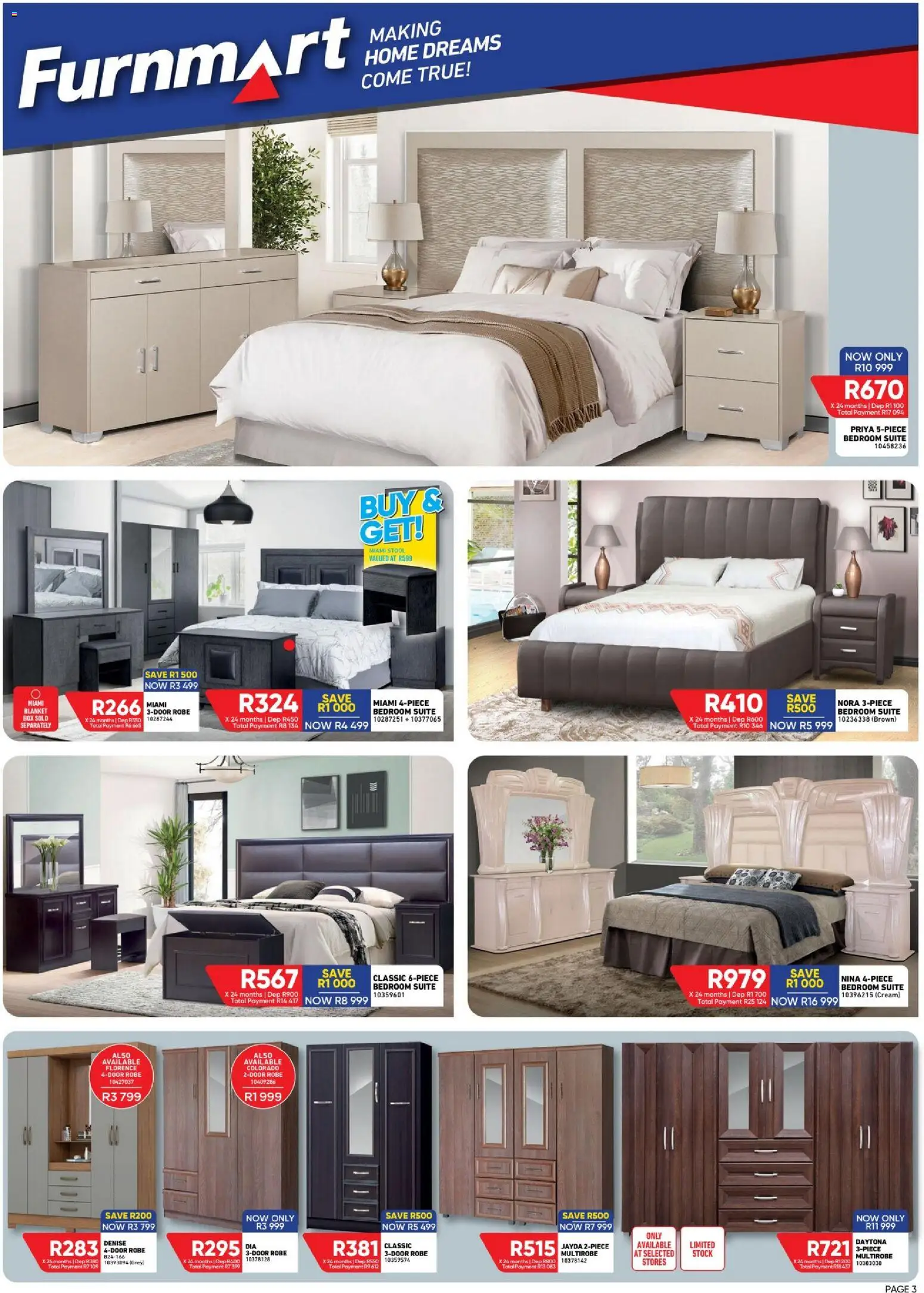 New Furnmart catalogue – valid from 10/08/2026 | Page: 3 | Products: Stool, Blanket box, Blanket, Box