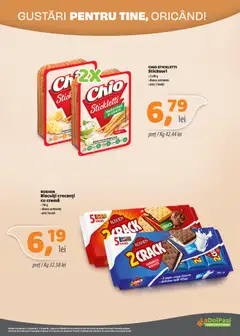 Ofertele LaDoiPași valabile de la 16.08.2026 | Pagină: 6 | Produse: Raft, Sticksuri, Cremă, Biscuiți
