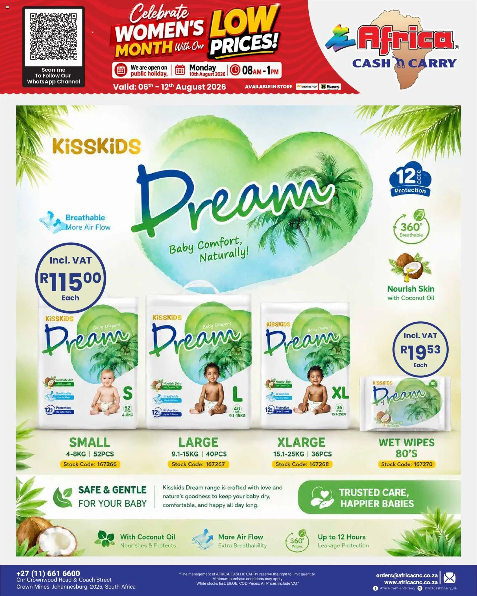 New Africa Cash & Carry catalogue – valid from 06/08/2026 | Page: 12 | Products: Oil, Stock