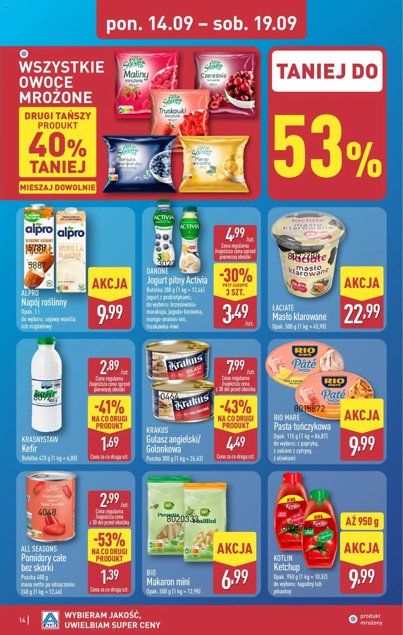 Aldi gazetka od 14.09.2026 | Strona: 14