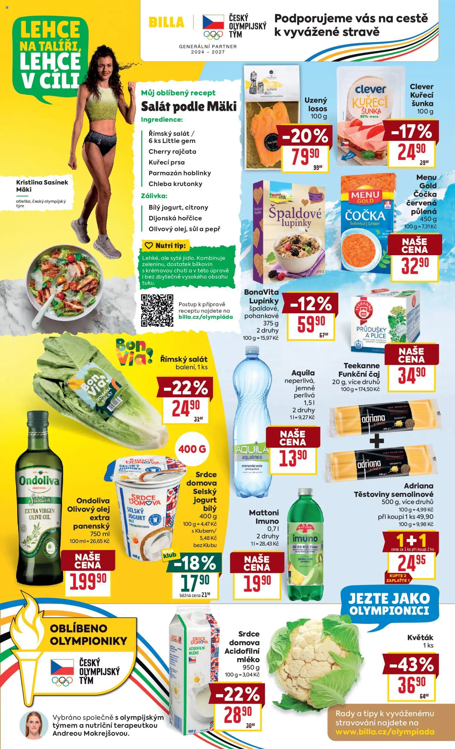 Billa Velký leták od 04.03.2026 | Strana: 3 | Produkty: Květák, Kiwi, Salát, Citróny