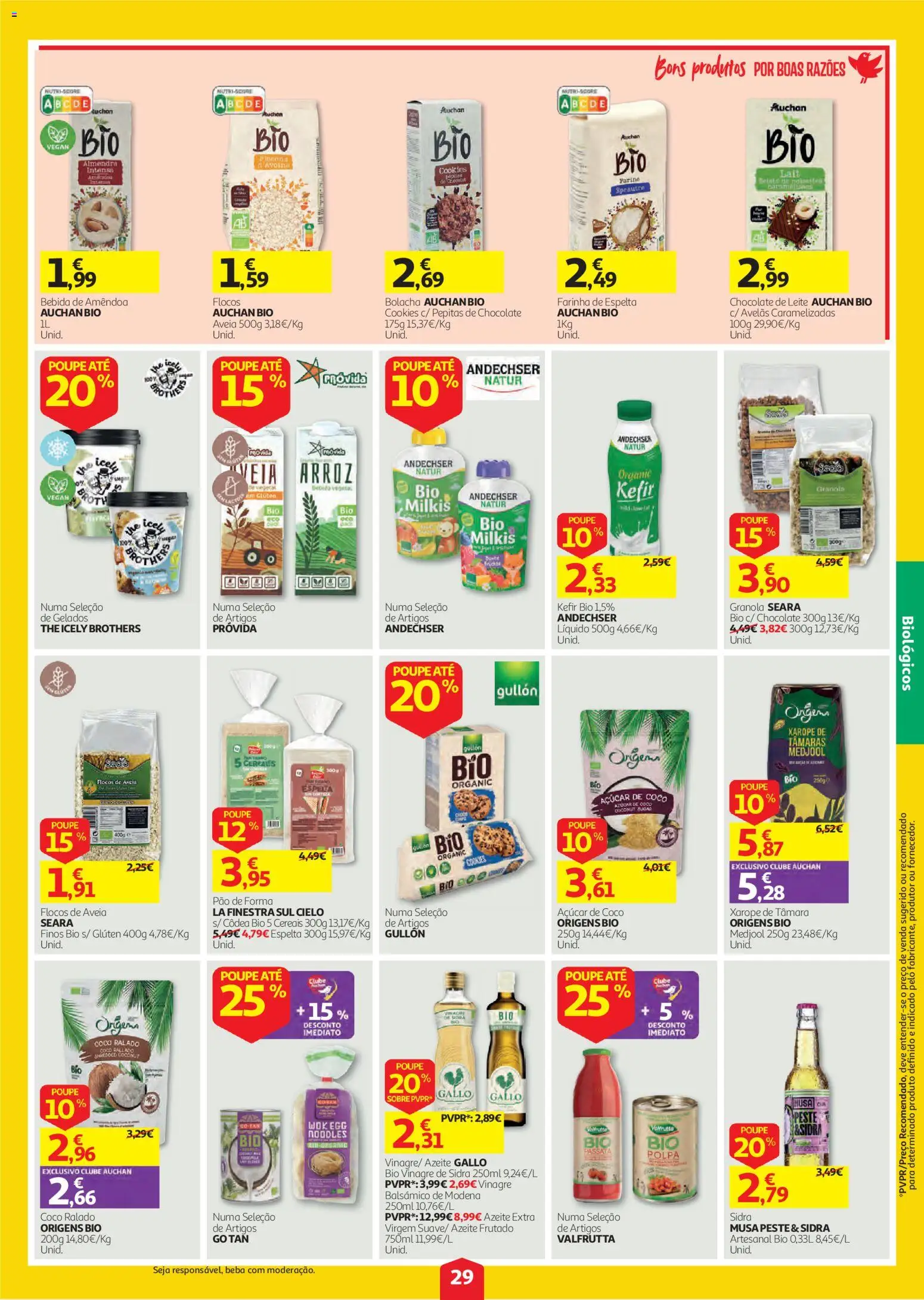 Auchan folheto │ válido de 08/10/2026 | Página: 29 | Produtos: Granola, Xarope de tâmaras, Açúcar, Bebida