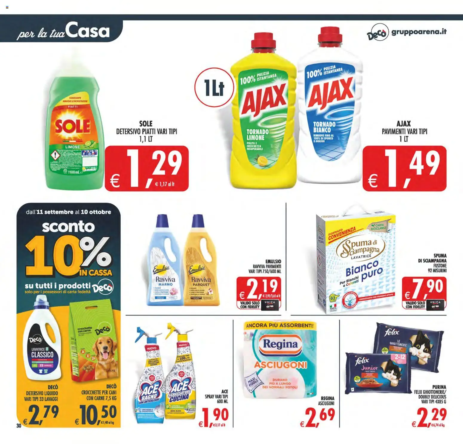 Volantino Decò del 22/09/2026 | Pagina: 31 | Prodotti: Crocchette, Lavatrice, Carne, Orchidea
