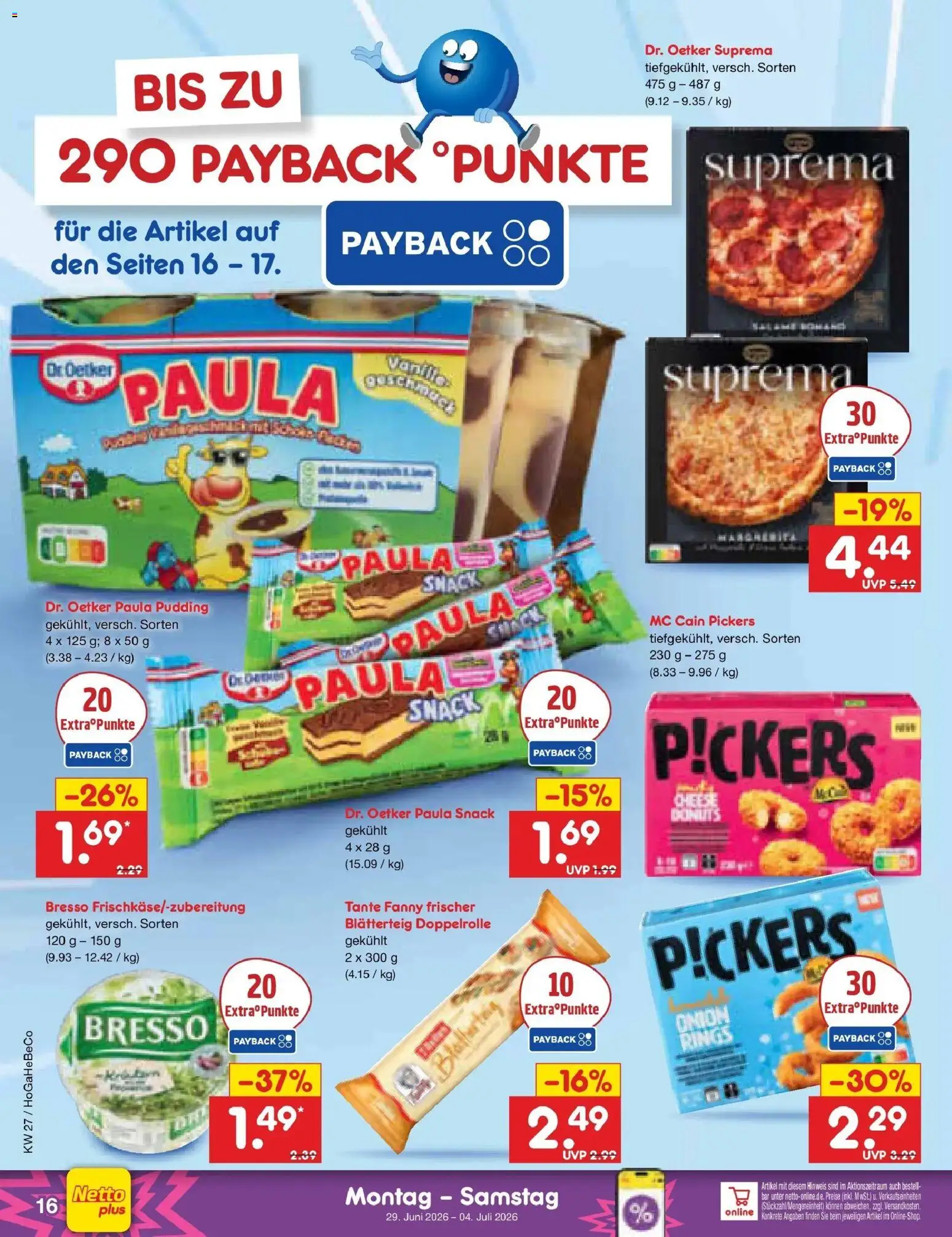 Netto Marken-Discount Prospekt Bremen-Lesum – gültig ab 28.06.2026 | Seite: 22 | Produkte: Pudding, Bresso