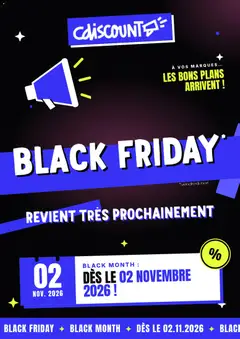 Cdiscount - Prévisualisation de Cdiscount Black Friday Avis valide à partir de 20/10/2026