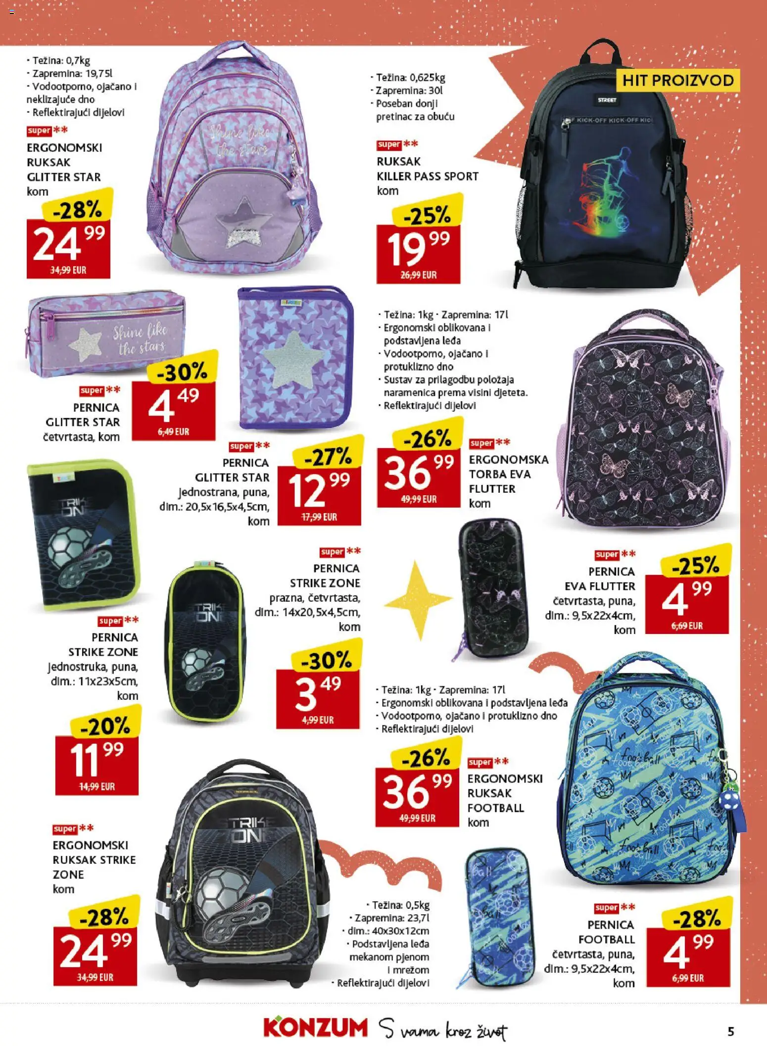Konzum HR akciós ujság - amely érvényes a következő dátumtól: 2026.08.17. | Oldal: 5