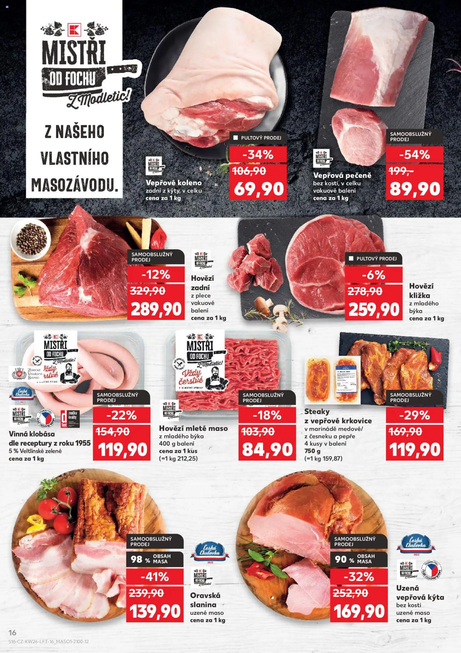 Kaufland leták - Plzeň od 24.06.2026 | Strana: 16