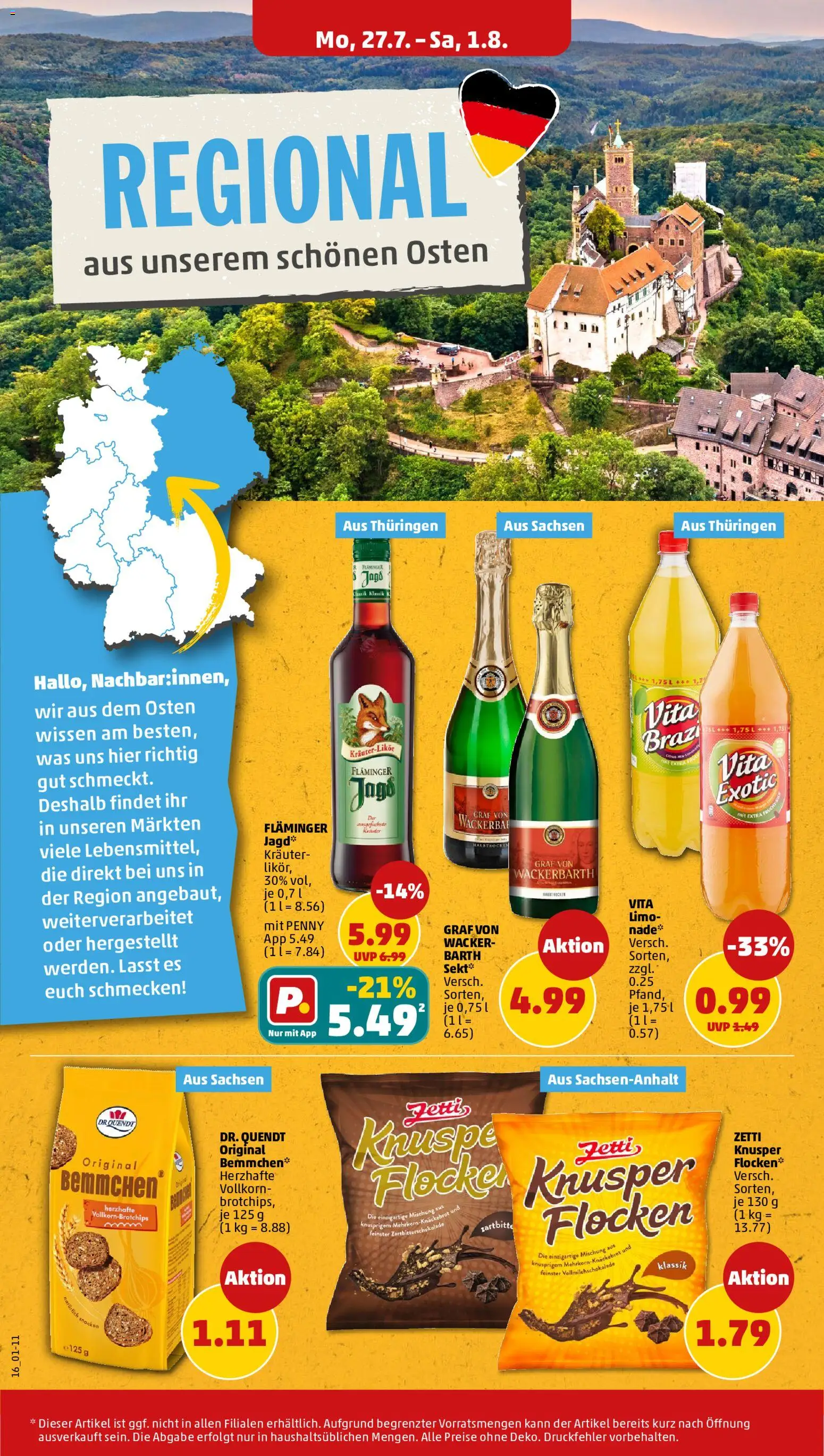 Penny Prospekt – gültig ab 27.07.2026 | Seite: 18 | Produkte: Chips, Flocken