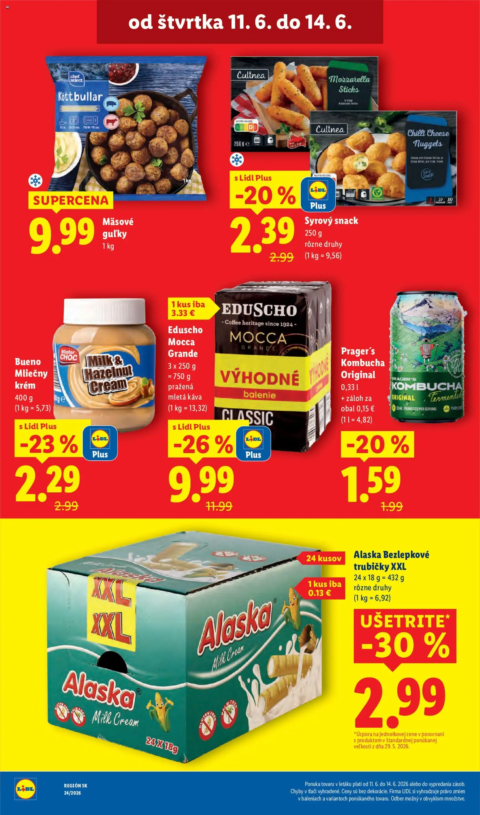 Nové Lidl akcie – leták je platný od 08.06.2026 | Strana: 77 | Produkty: Káva, Mozzarella, Chilli, Krém
