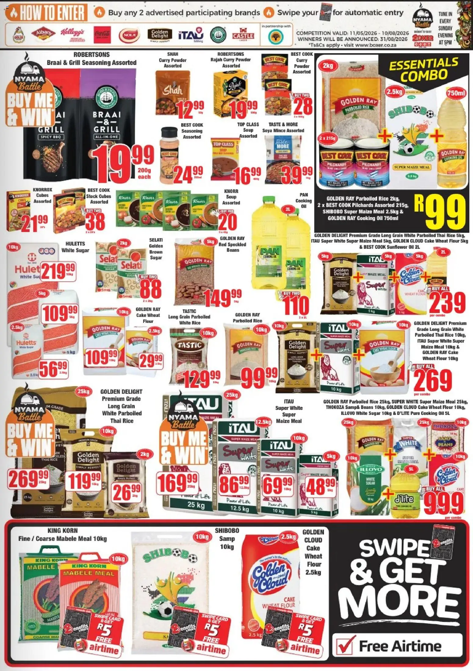 New Boxer catalogue – valid from 25.05.2026 | Page: 9 | Products: Cake, Flour, Seasoning, Soup