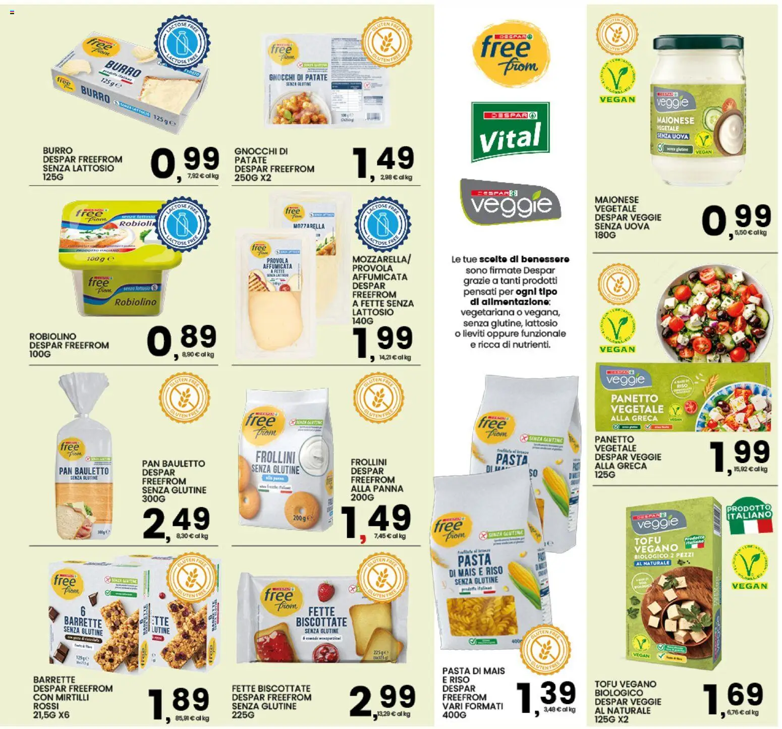Volantino Interspar del 10/09/2026 | Pagina: 13 | Prodotti: Uova, Provola, Fette biscottate, Mirtilli rossi