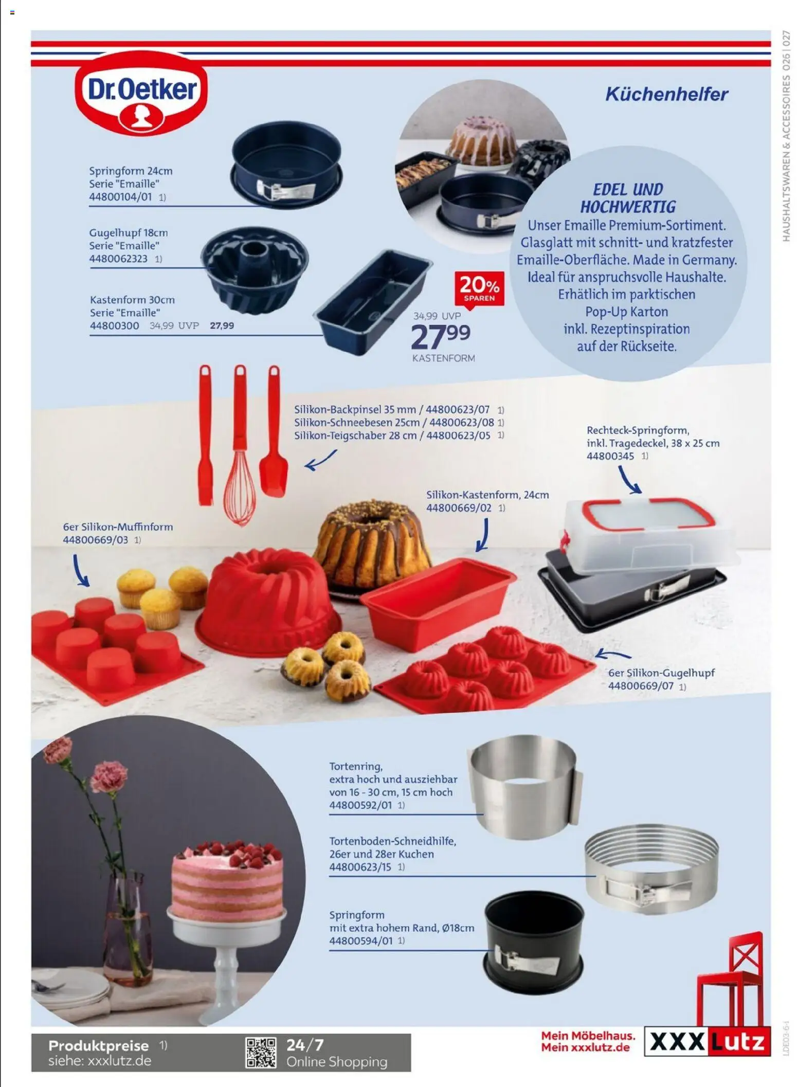 XXXL Lutz Schöner Einrichten – gültig ab 01.03.2026 | Seite: 27 | Produkte: Kuchen