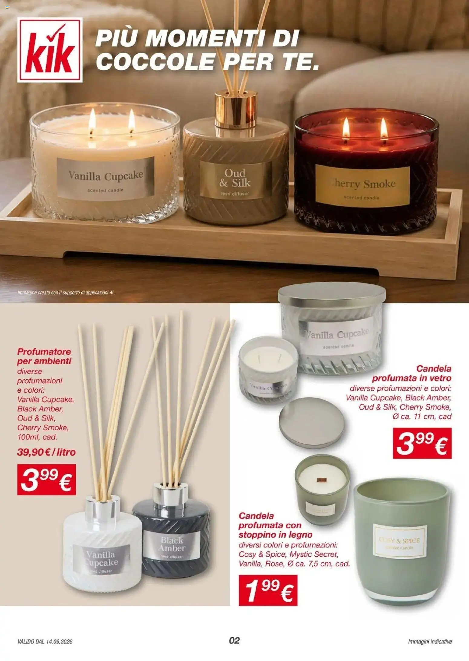 Nuovo KiK volantino Feltre (Bl) dal 11/09/2026 > offerte anteprima 🛍️ | Pagina: 2 | Prodotti: Candela