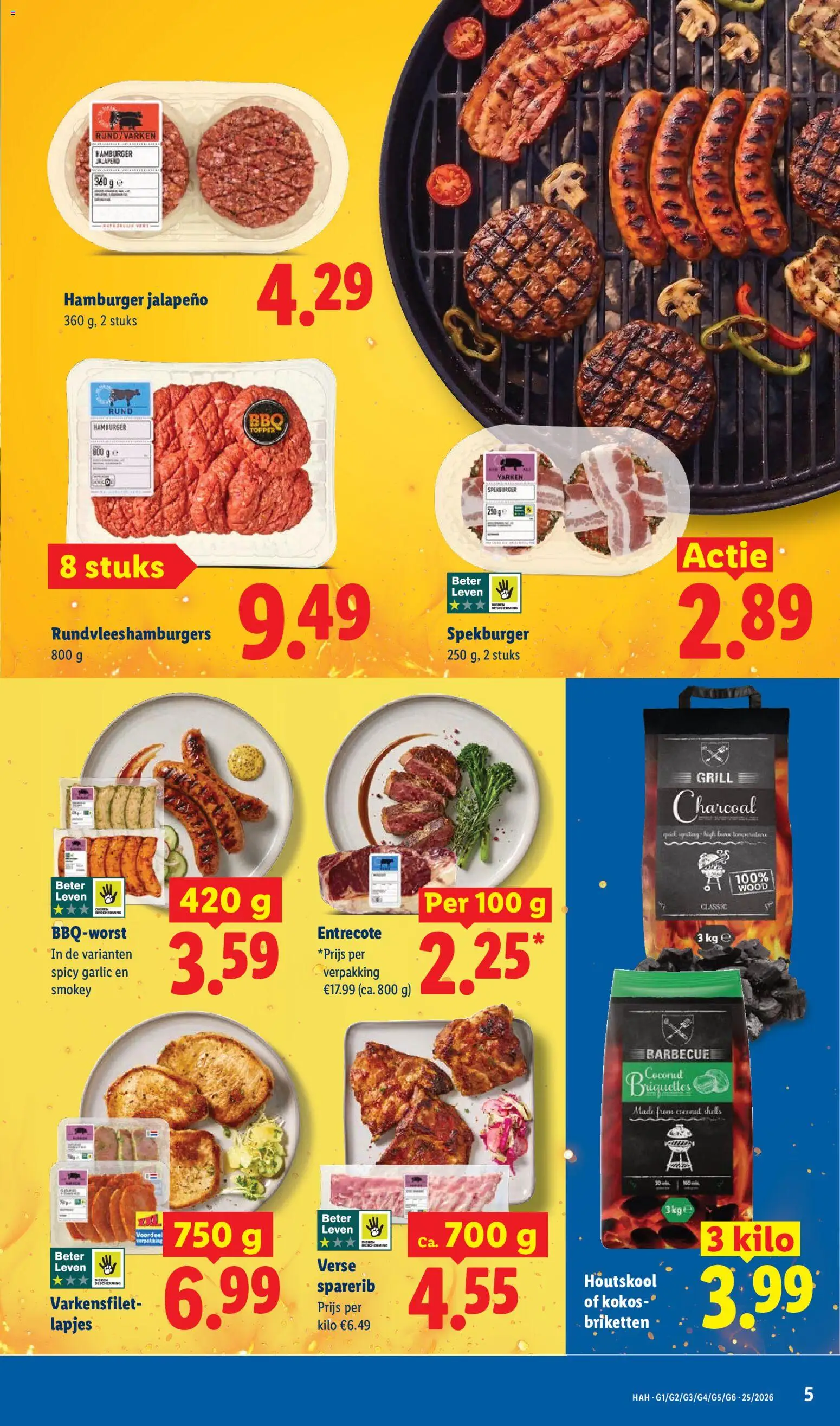 {H1} | Pagina: 5 | Producten: Steak, Hamburger, Darált marhahús, Jalapeno