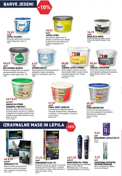 Inpos katalog akcije – veljaven od 10.09.2026 | Stran: 18 | Izdelki: Lepilo, Silikon, Barva