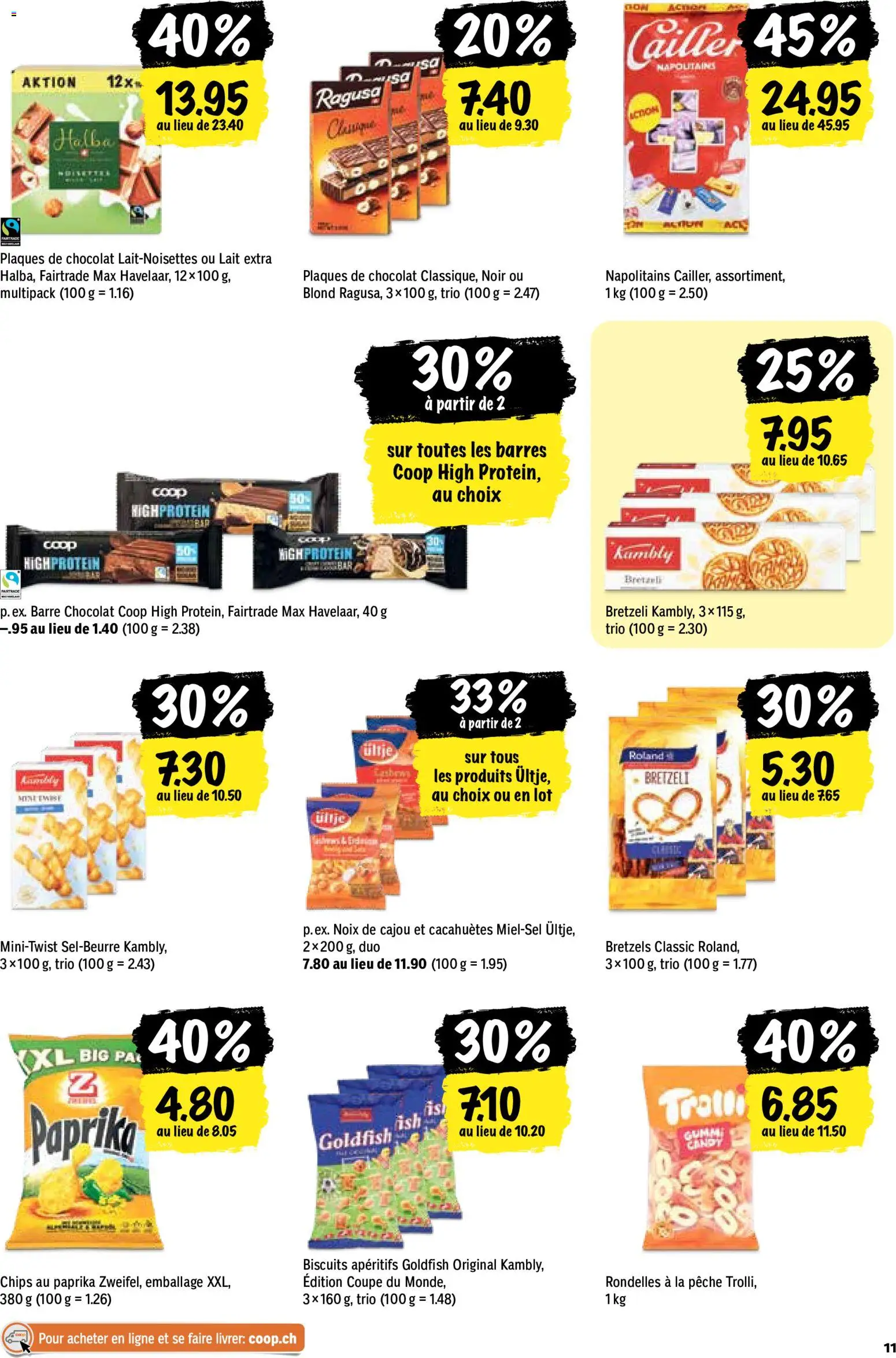 Coop aktionen FR – gültig ab 11.06.2026 | Seite: 11 | Produkte: Chips
