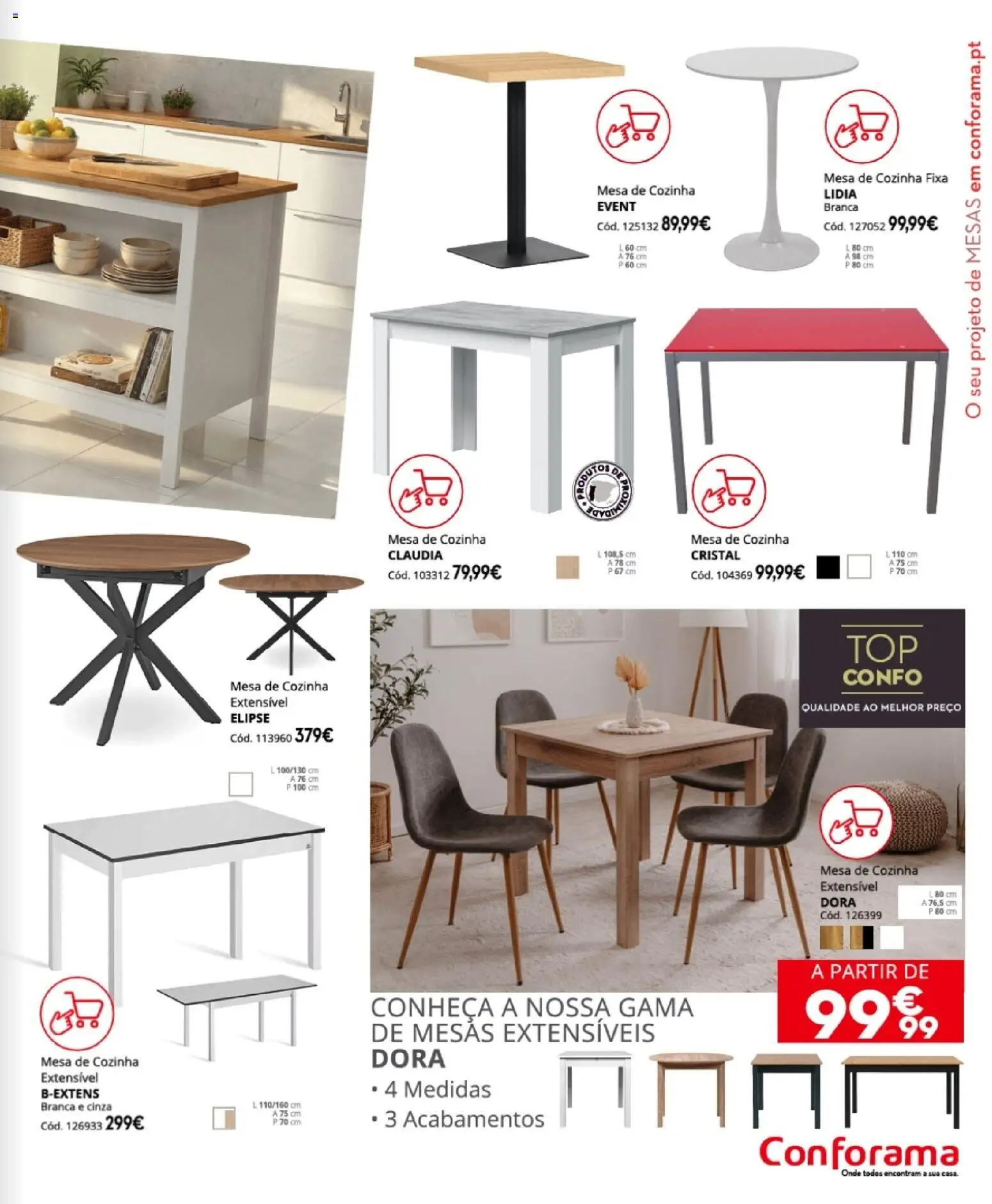 Conforama folheto │ válido de 16.04.2026 | Página: 79 | Produtos: Mesa