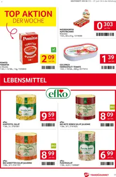 Transgourmet Flugblatt ab 22.06.2026 gültig | Seite: 16 | Produkte: Salat, Libacomb, Tomaten