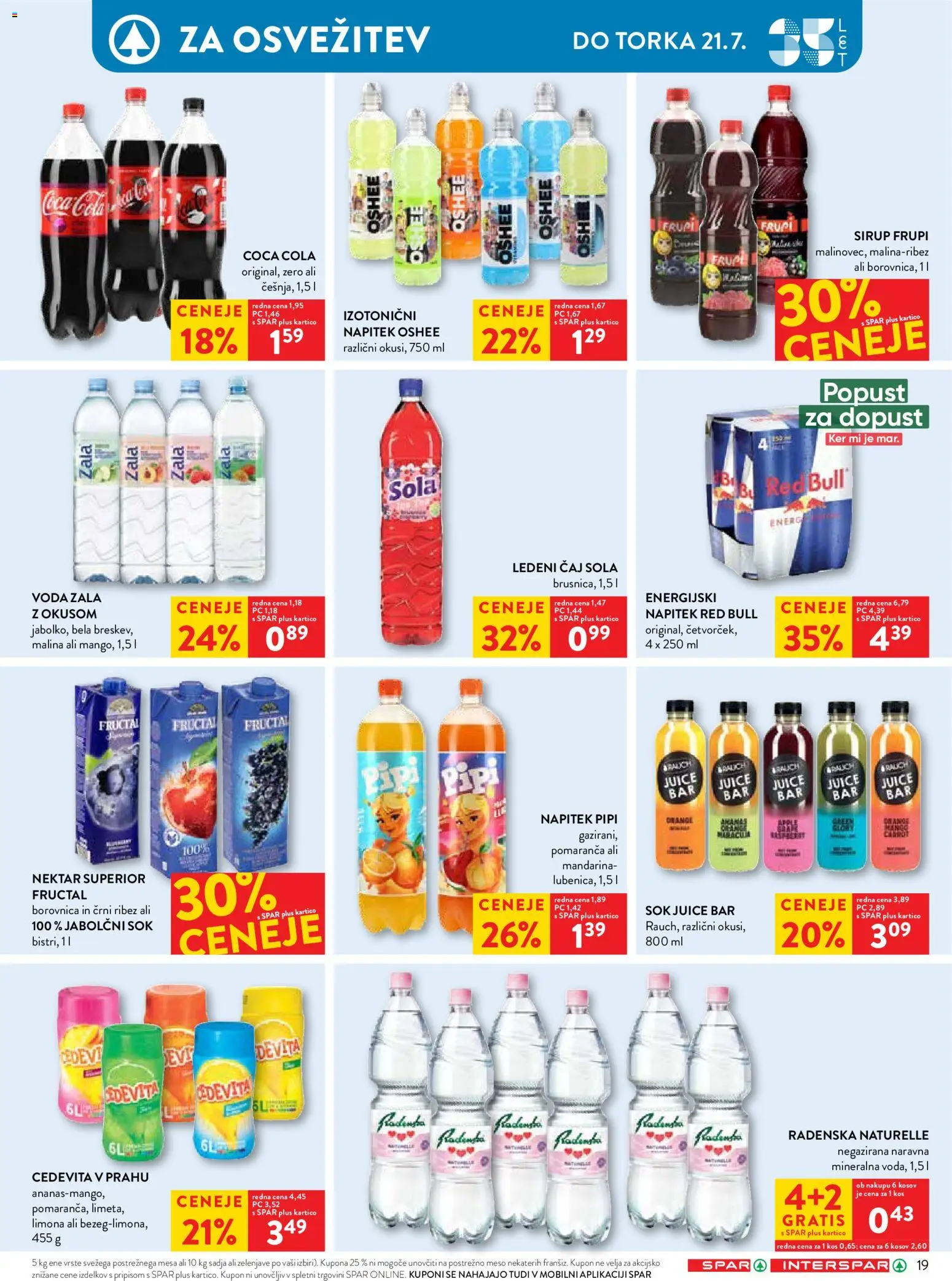 Novi Spar katalog ponudbe – veljaven od 16.07.2026 | Stran: 26 | Izdelki: Ribez, Kos, Sok, Limona