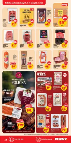 Náhled letáku VYSOČINA, KRÁJENÁ, PEJ SKAR*, 100 g, VYSOČINA, KRÁJENÁ, PEJ SKAR*, 100 g od 19.08.2026 | Strana: 11