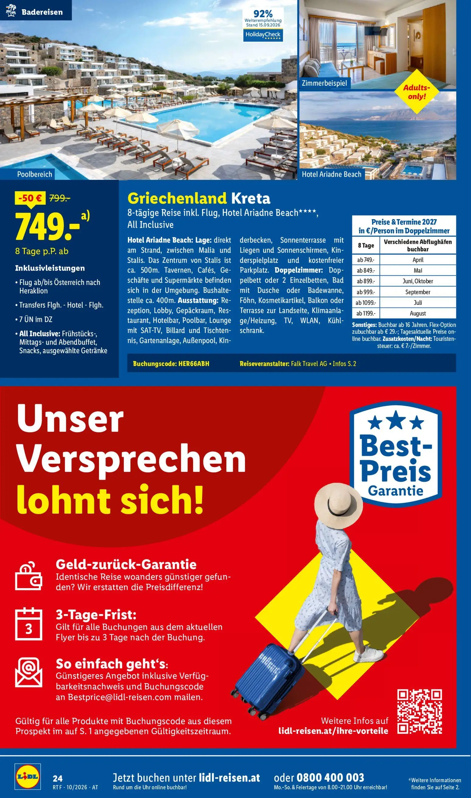 Lidl Buchbar ab 14.10 gültig ab 14.10.2026 | Seite: 24 | Produkte: Getränke, Uhr, Bad, Dusche