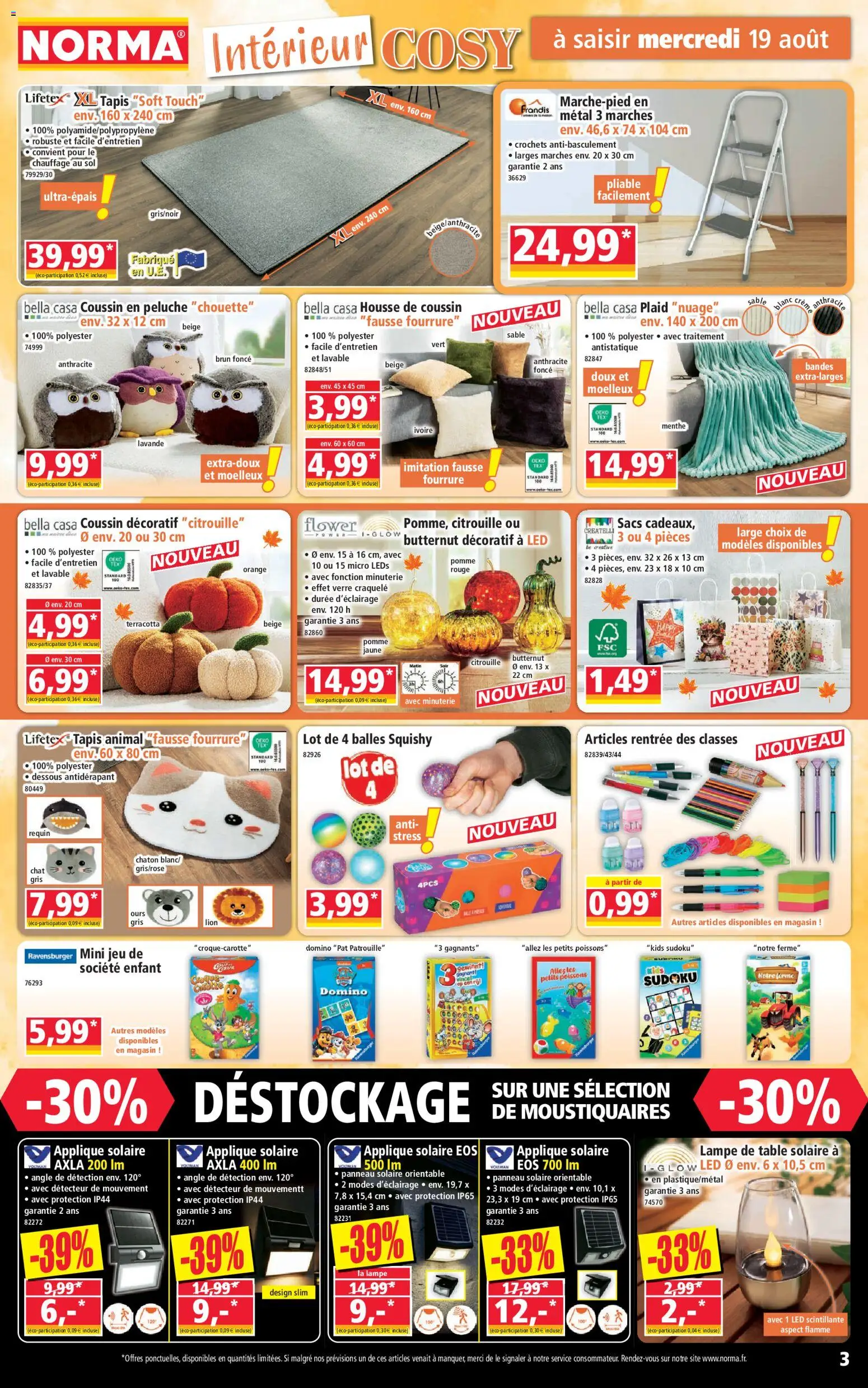 {H1} | Page: 3 | Produits: Pomme, Citrouille, Butternut, Sable