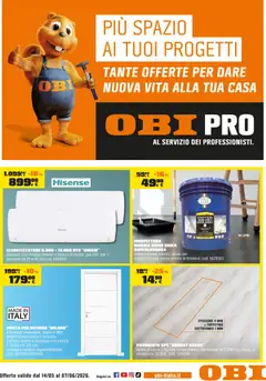 Anteprima del volantino OBI volantino valido a partire dal 14.05.2026