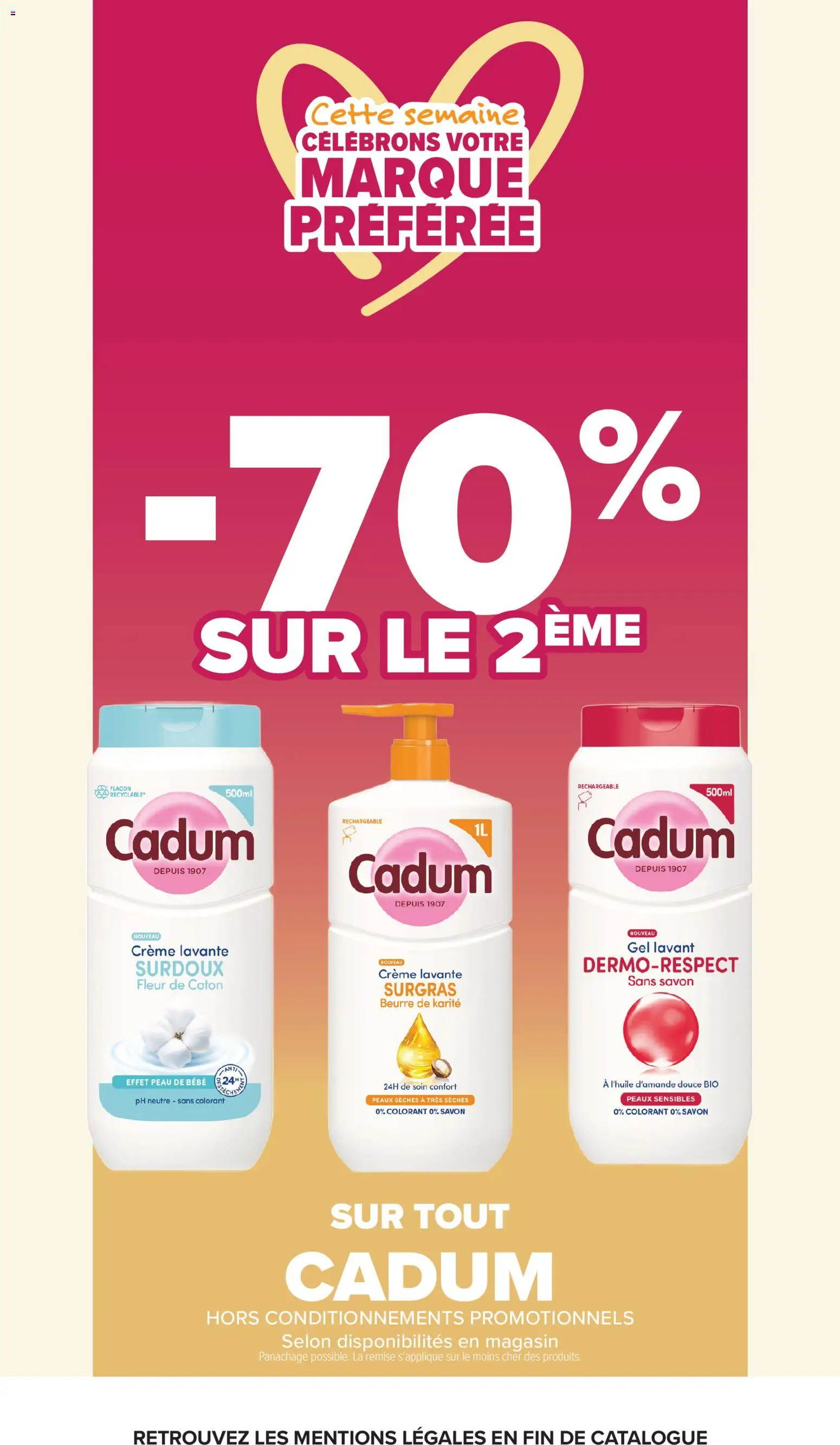 {H1} | Page: 50 | Produits: Coton, Savon, Beurre, Crème