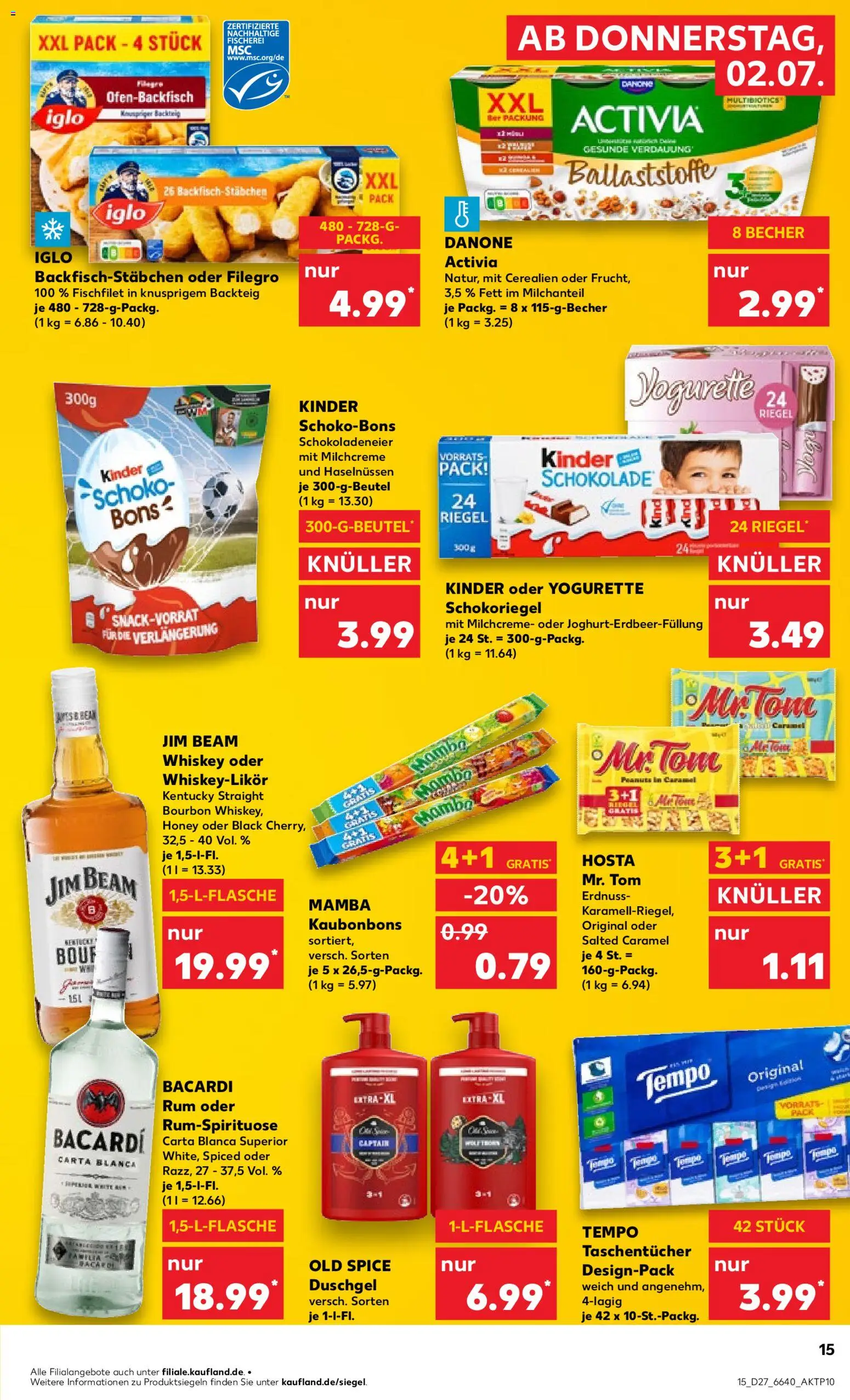 {H1} | Pagina: 15 | Producten: Paradicsompüré, Bourbon, Kinder