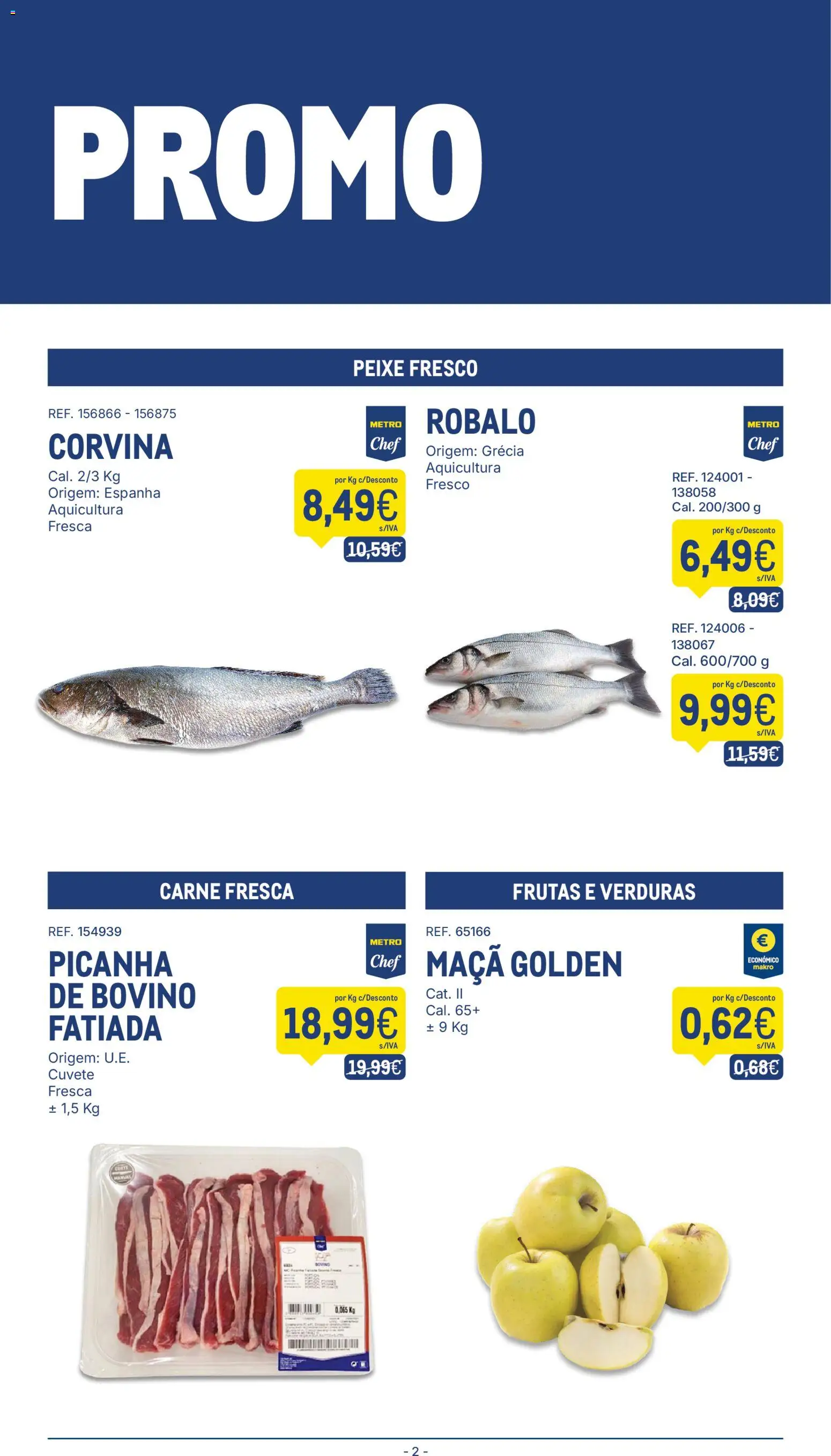Makro folheto │ válido de 06/10/2026 | Página: 2 | Produtos: Frutas, Maça, Peixe, Carne