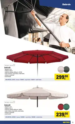 Ofertele Metro valabile de la 16.03.2026 | Pagină: 11 | Produse: Umbrelă, Humus