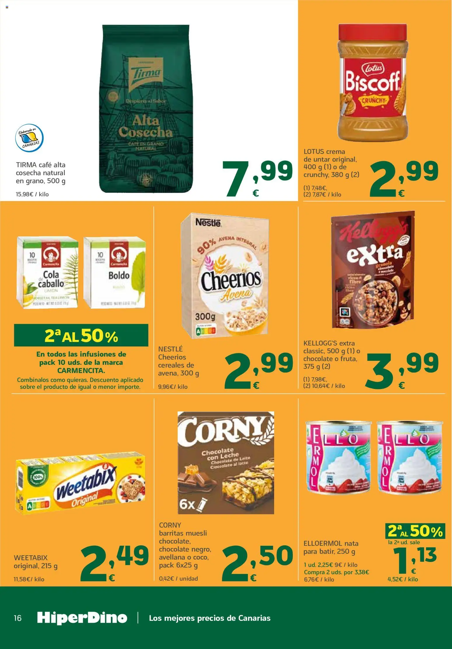 HiperDino folleto │ válido desde el 23/06/2026 | Página: 16 | Productos: Café, Chocolate, Cereales, Chocolate con leche