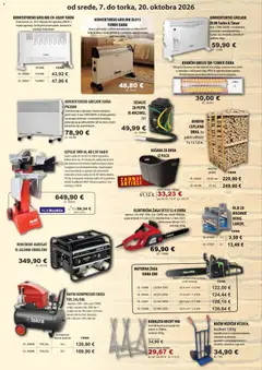 Živex katalog akcije – veljaven od 07.10.2026 | Stran: 10 | Izdelki: Sesalec, Termostat, Olje, Voziček